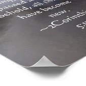 2 Korinther 5:17 Poster (Ecke)