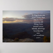 2 Korinther 5:17 Poster (Vorne)