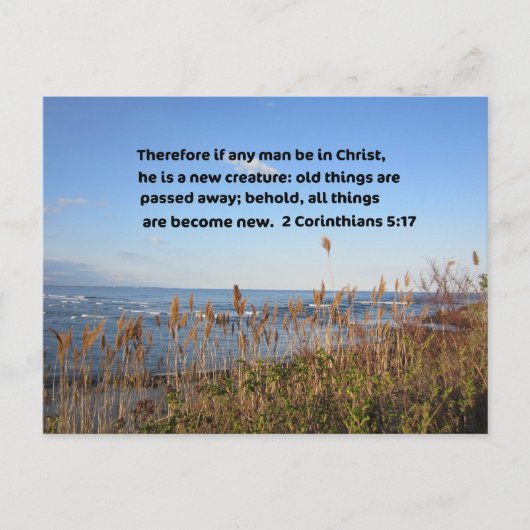 2 Korinther 5:17 Postkarte (Vorderseite)
