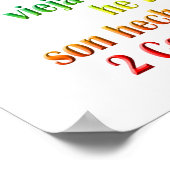 2 Korinther 5:17 Spanisch Poster (Ecke)