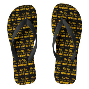 2 Korinther 5:7 Bibelverse KJV Zitat Unisex Badesandalen