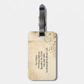 2 Korinther 5:7 Wir gehen durch das Glaubensbibelv Gepäckanhänger (Rückseite vertikal)