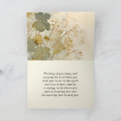 2 Korinther 5:7 Wir gehen durch das Glaubensbibelv Karte (Innenseite)