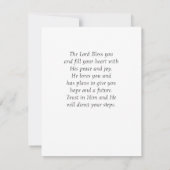 2 Korinther 5:7 zu Fuß mit der Faith Bible Flat Ca (Rückseite)