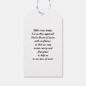 2 Korinther 9:15 Bibelverse Design I Geschenkanhänger (Rückseite)