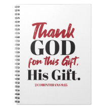 2 Korinther 9:15 Bibelverse Design I