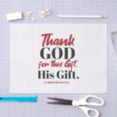 2 Korinther 9:15 Bibelverse Design I Seidenpapier (Handwerk)