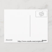 2 KORINTHIER 4:16 DESHALB VERLIEREN WIR NICHT HERZ POSTKARTE (Rückseite)