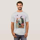 2 Kormorane Arten, Vorder-/Rückseite T-Shirt (Vorne ganz)