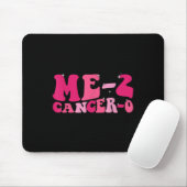 2 Krebs 0 I Beat Cancer zweimal Groovy Retro Sur Mousepad (Mit Mouse)