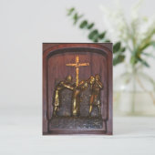 2. Kreuzstation Postkarte (Stehend Vorderseite)