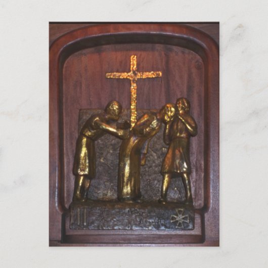 2. Kreuzstation Postkarte (Vorderseite)