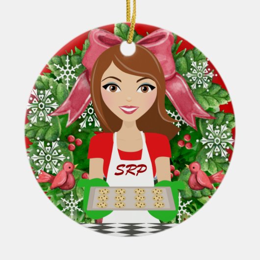 #2 Küche / Bäckerei - SRF Keramik Ornament (Vorne)