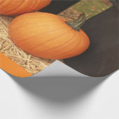 2 Kürbis Geschenkpapier (Ecke)