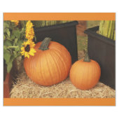 2 Kürbis Geschenkpapier (Flach)