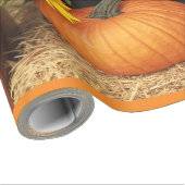 2 Kürbis Geschenkpapier (Rolleneckpunkt)