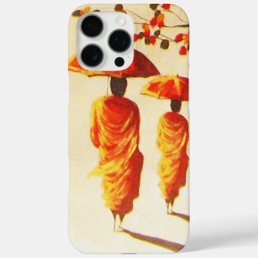 2 laotische buddhistische Mönche Case-Mate iPhone Hülle (Rückseite)