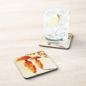 2 laotische buddhistische Mönche Getränkeuntersetzer (Rechte Seite)