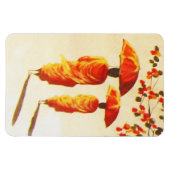 2 laotische buddhistische Mönche Magnet (Horizontal)