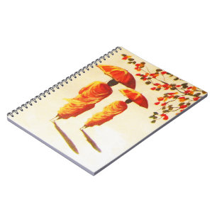 2 laotische buddhistische Mönche Notizblock