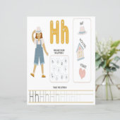 2 Learn To Spell Letter H Teacher Home Schooling (Stehend Vorderseite)