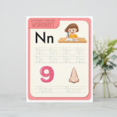 2 Learn To Spell Letter N Teacher Home Schooling (Stehend Vorderseite)