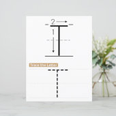 2 Learn To Spell Letter T Teacher Home Schooling (Stehend Vorderseite)
