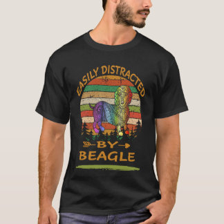 2 Leicht Ablenkbar Durch Beagle T-Shirt