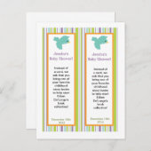 2 Lesezeichen Furry Woodland Tiere Einladungspostkarte (Vorne/Hinten)