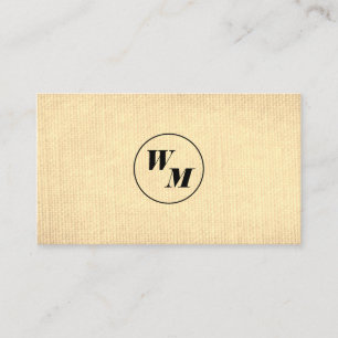 2 Letter Monogram / Corporate Visitenkarte