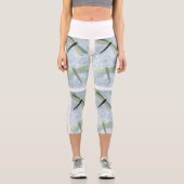 2 Libellen #1 Capri Leggings (Vorderseite)