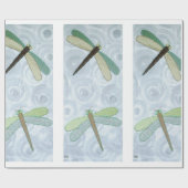 2 Libellen #1 Geschenkpapier (Flach)