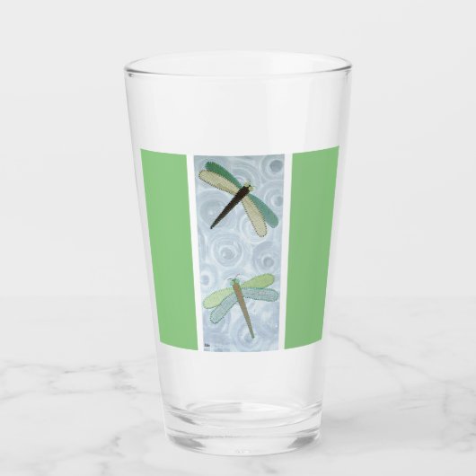 2 Libellen #1 Glas (Vorderseite)