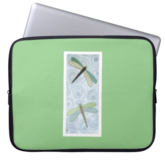 2 Libellen #1 Laptopschutzhülle (Vorderseite)