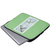 2 Libellen #1 Laptopschutzhülle (Vorne Knopf)