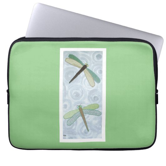 2 Libellen #1 Laptopschutzhülle (Vorderseite)