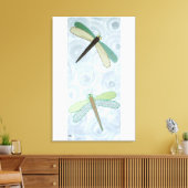 2 Libellen #1 Leinwanddruck (Insitu (Wohnzimmer))