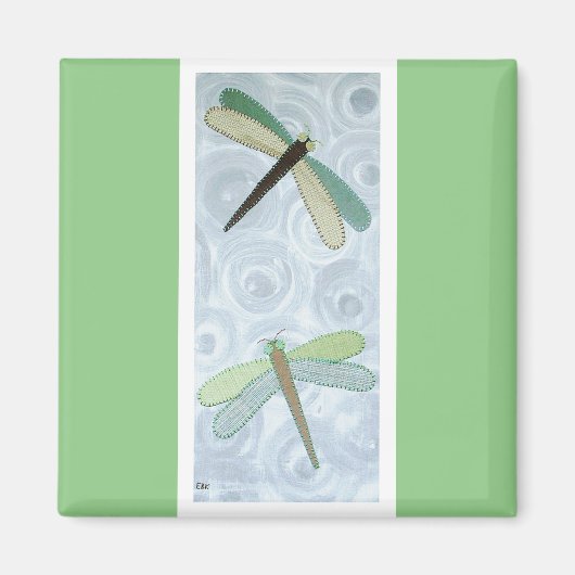 2 Libellen #1 Magnet (Vorne)