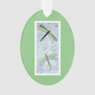 2 Libellen #1 Ornament
