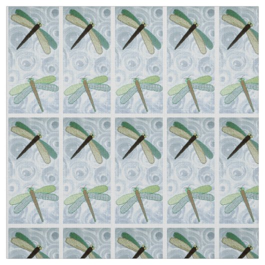 2 Libellen #1 Stoff (Muster)