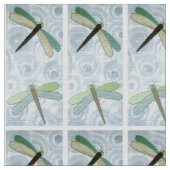 2 Libellen #1 Stoff (Nahaufnahme)