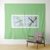 2 Libellen #1 Wandteppich (Beispiel (Horizontal))