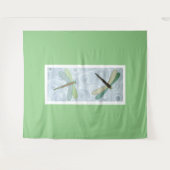 2 Libellen #1 Wandteppich (Vorderseite (Horizontal))