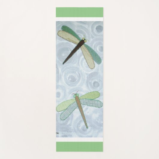 2 Libellen #1 Yogamatte (Vorderseite)