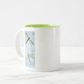 2 Libellen #1 Zweifarbige Tasse (Vorderseite Links)