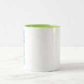 2 Libellen #1 Zweifarbige Tasse (Mittel)