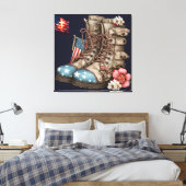 #2 Liebe Leinwanddruck (Insitu (Schlafzimmer))