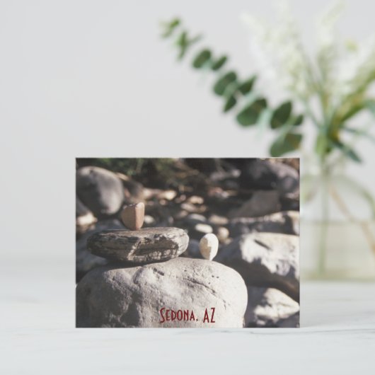 2' lil Felsen Postkarte (Stehend Vorderseite)