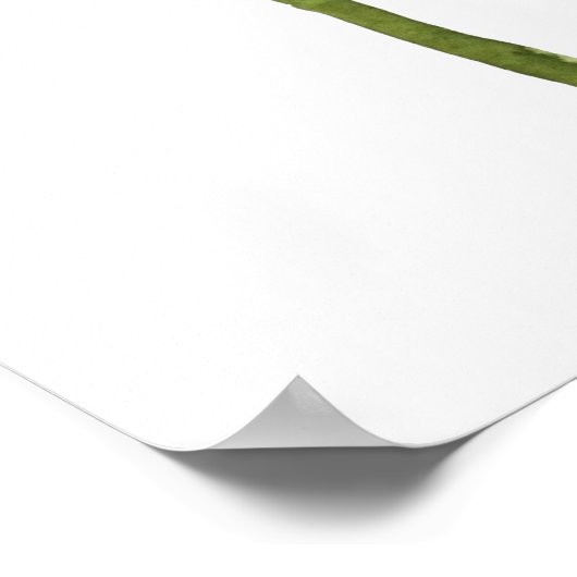 2 lila und blaue botanische Bluebonnet-Wasserfarbe Poster (Ecke)