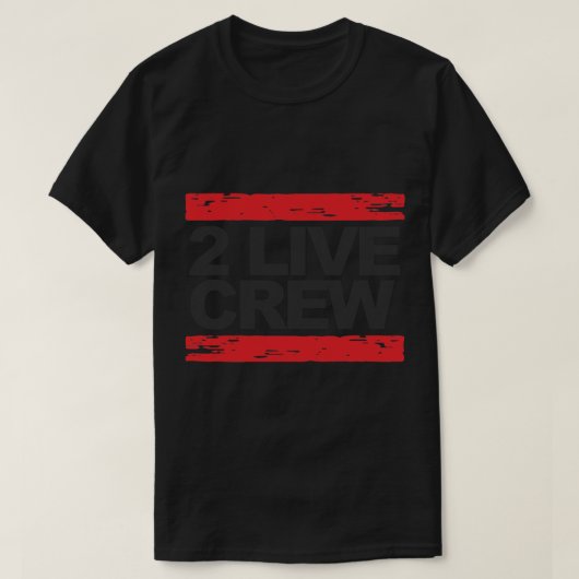 2 Live-Crew der Shirt-Typografie Essenzieller T - T-Shirt (Design vorne)
